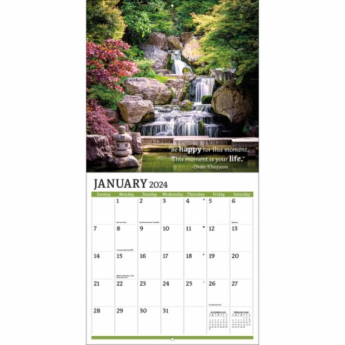 Zen 2024 Wall Calendar 