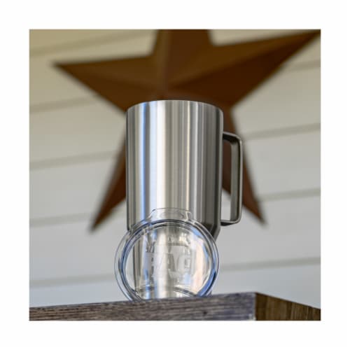 64oz Double Vacuum Wall Tumbler With Handle and Lid Perspective: left