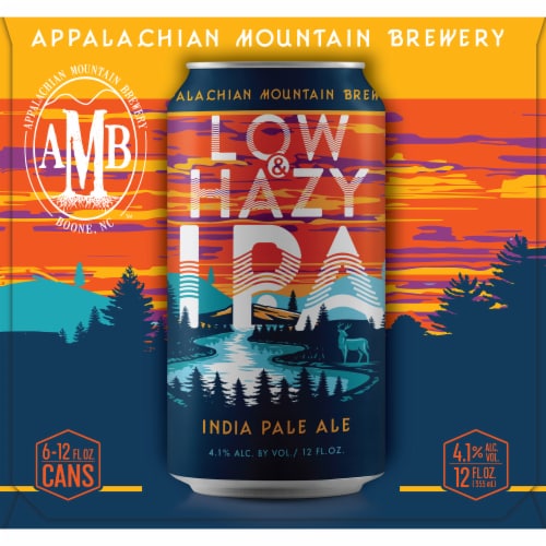 Appalachian Mountain Brewery Low & Hazy IPA Perspective: left