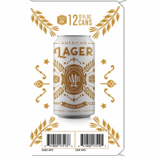 Appalachian Mountain Brewery American Lager Beer Perspective: left
