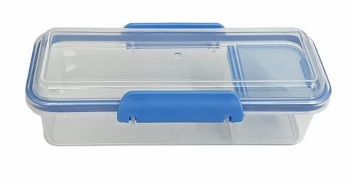Lock Box Rectangle Snack Container Perspective: left