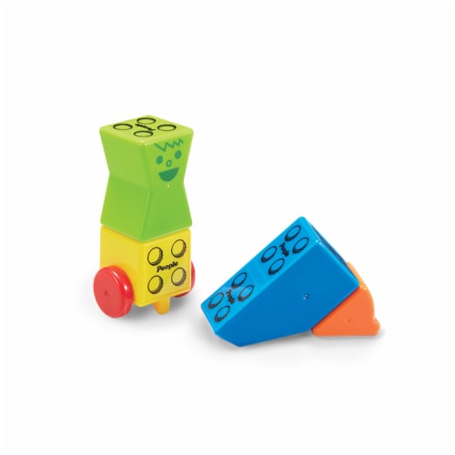 Toys by People® - Go Go Blocks™ - Go Go Movers 6 pc Magnetic Blocks Perspective: left