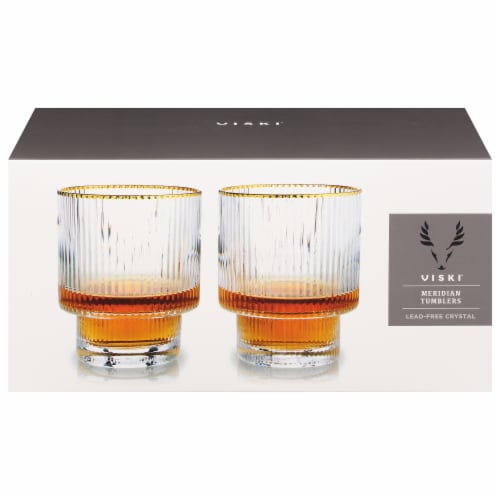 Meridian Tumblers by Viski Perspective: left