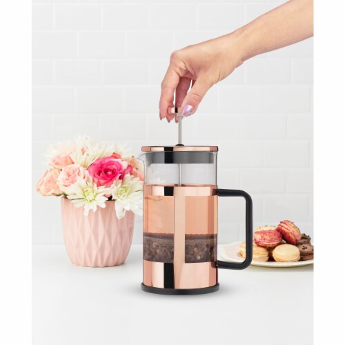 Rose Gold French Press - The VinePair Store