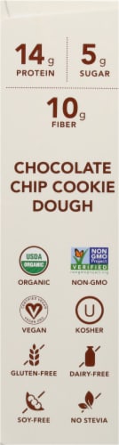 Aloha Chocolate Chip Cookie Dough Protein Bars Perspective: left