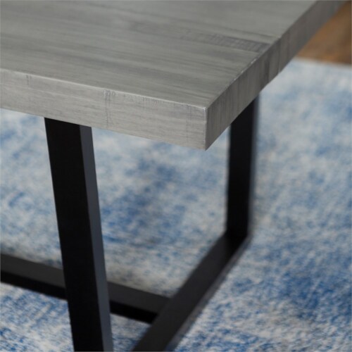 Walker edison furniture company 72 rustic discount farmhouse industrial distressed solid wood dining table