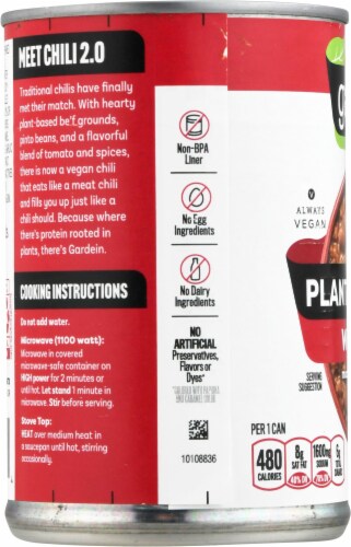 Gardein® Plant-Based Chili With Beans Perspective: left