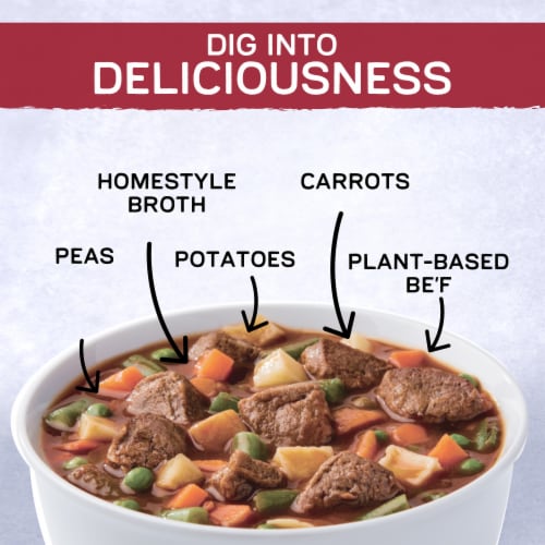 Gardein Vegan Plant-Based Be'f And Country Vegetable Soup Perspective: left