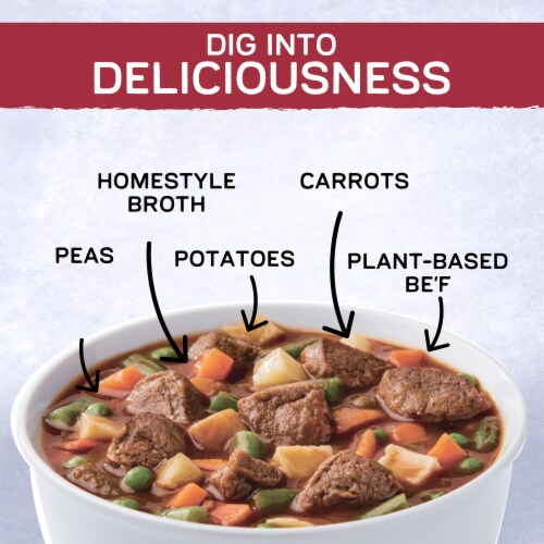 Gardein Vegan Plant-Based Be'f And Country Vegetable Soup Perspective: left