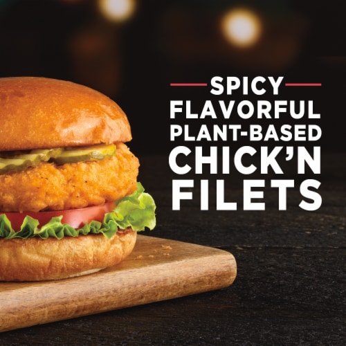 Gardein Ultimate Plant-Based Vegan Spicy Chick'n Filets Perspective: left