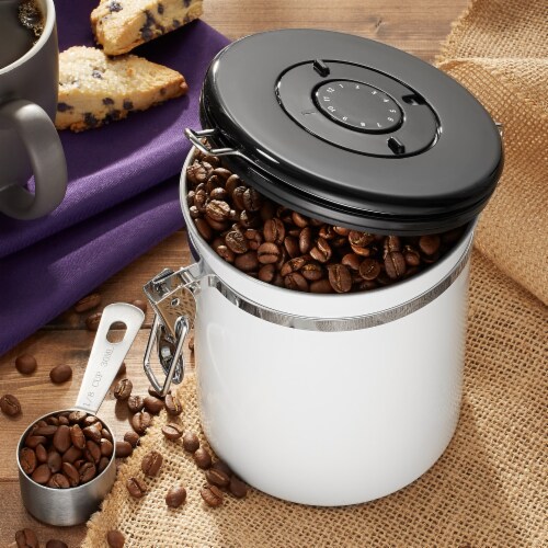 Steel Coffee Canister & Scoop Set (16oz.) by Bretani, 1 - Fry's Food Stores Steel Coffee Canister & Scoop Set (16oz.) by Bretani, 1 - Fry's Food Stores