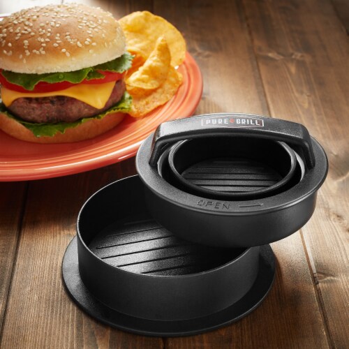 MOUNTAIN GRILLERS Burger Press - Patty Burger Maker, Non Stick