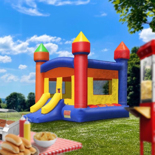 13' x 13' Commercial Castle Bounce House Inflatable Bouncer by Cloud 9 Perspective: left