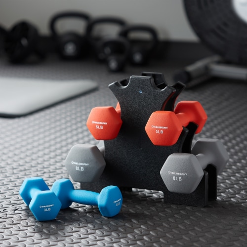 Hand weights and stand clearance