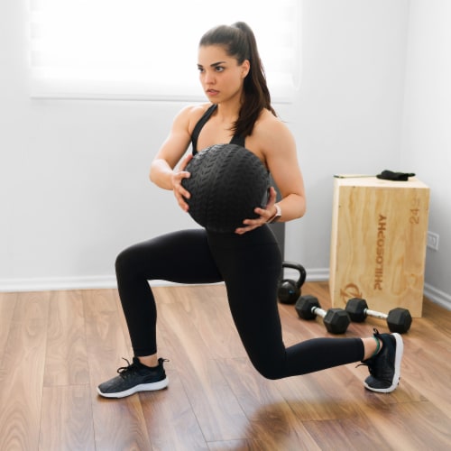 Slam Ball 25 LB Weighted Medicine Ball with Easy Grip Tread 25
