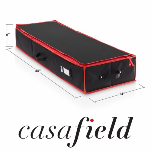 Casafield Wrapping Paper Storage Container, Gift Wrap Organizer Box -  Black, 14 x 5.7 in. / 1 unit - Fry's Food Stores