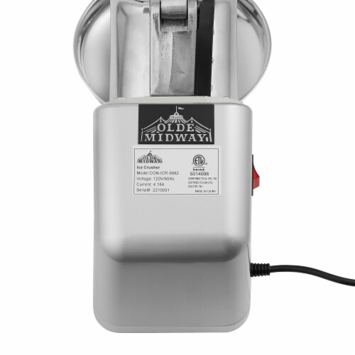 Ice Crusher Shaver Machine, Stainless Steel Blades for Snow Cones Perspective: left