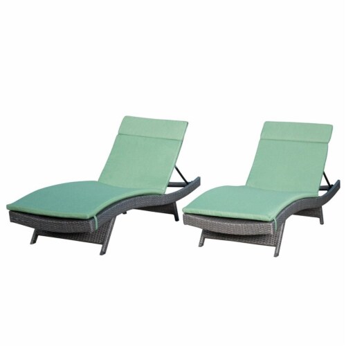 Salem wicker adjustable chaise lounge cheap