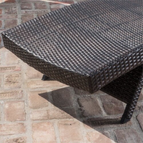 Salem wicker on sale adjustable chaise lounge