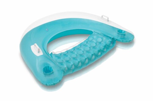 Intex Sit 'N Float Inflatable Colorful Floating Loungers, 2 Pack (Colors Vary) Perspective: left