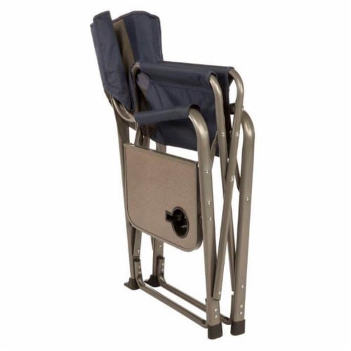 Kamp-Rite CC105 Tailgating Camp Folding Directors Chair with Side Table (4 Pack) Perspective: left