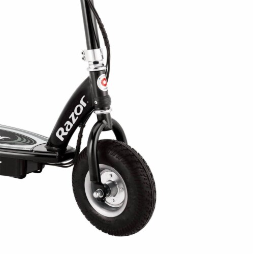 Razor E325 Adult RideOn 24V High-Torque Electric Power Scooter, 1 Black & 1 Navy Perspective: left