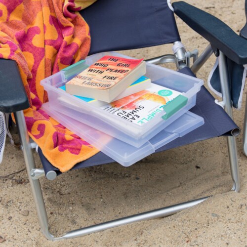 Sterilite Clear Plastic Stackable Storage Container Bin Box Tote