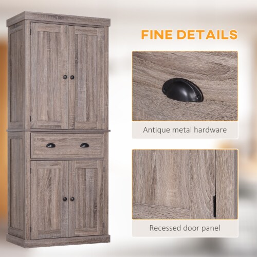 Real wood on sale pantry cabinet