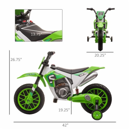 12v dirt bike store with training wheels