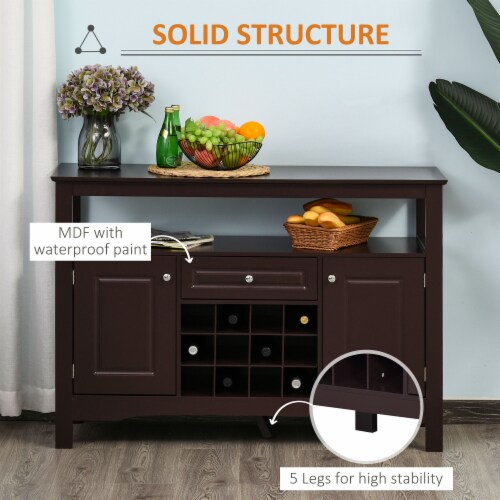 Natural wood clearance buffet table
