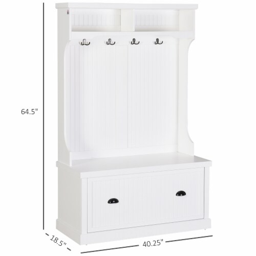 White hall top cupboard