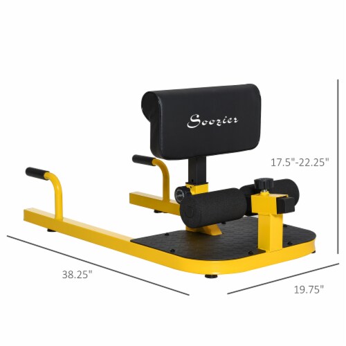 3-in-1 Conditioning Compact Full Body Workout Ergonomic Sissy Squat Machine Perspective: left