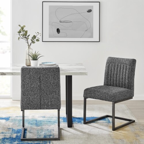 Ronan Fabric Dining Side Chair, (Set of 2) Perspective: left