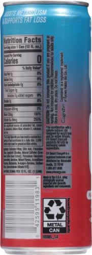 C4 Cherry Berry Lime Energy Drink Can Perspective: left