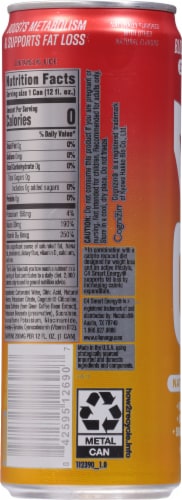 C4 Smart Energy Sparkling Blood Orange Yuzu Energy Drink Perspective: left