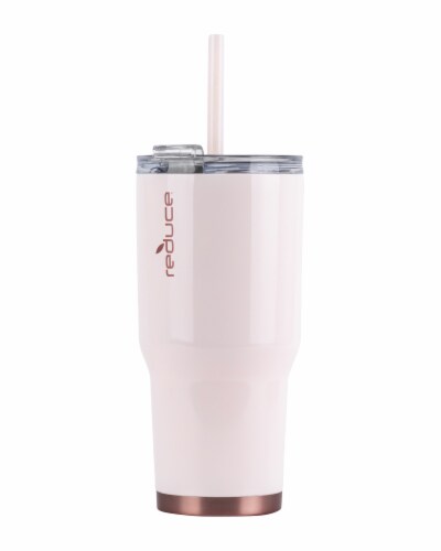 Reduce 40oz Cold1 Vacuum Insulated Stainless Steel Straw Tumbler Mug Glacier