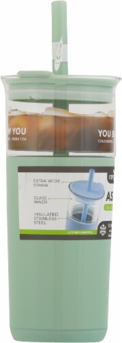 Reduce® Stainless Steel Aspen Tumbler - Matcha Perspective: left
