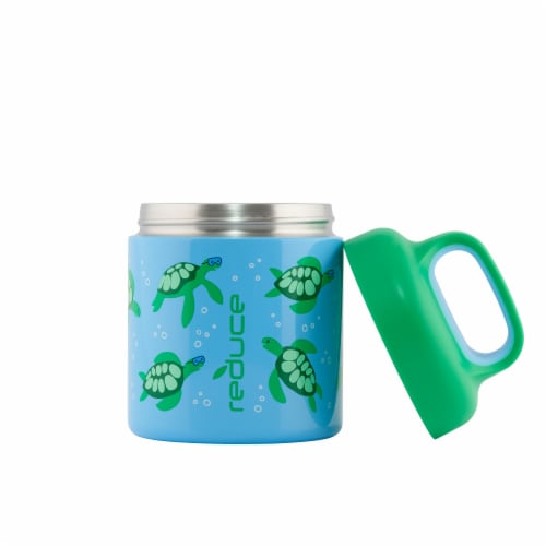 Reduce Scuba Turtles Food Handled Jar Perspective: left
