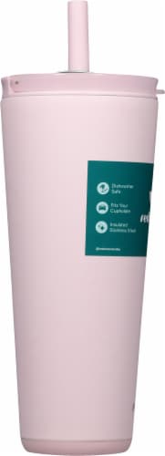 Reduce® Stainless Steel Halo Tumbler - Pink Quartz Perspective: left
