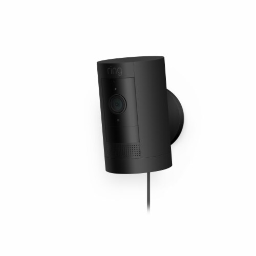 Ring™ Plug-In Stick Up Camera - Black Perspective: left
