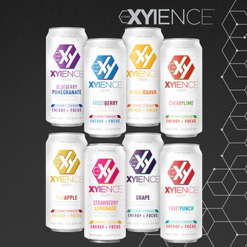 Xyience Cherry Lime Energy Drink Perspective: left