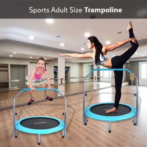 SereneLife 40 Inch Indoor Outdoor Fitness Trampoline with Padded Frame Cover 1 Piece Ralphs