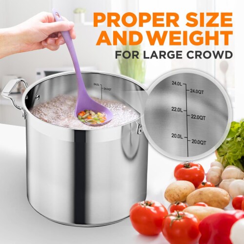 Nutrichef Stainless Steel Cookware Stockpot 24 Qt Nutrichef Stainless Steel Cookware Stockpot 24 Qt