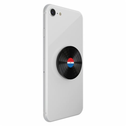 PopSockets - PopGrip Luxe - Backspin Aluminum 45 RPM Perspective: left