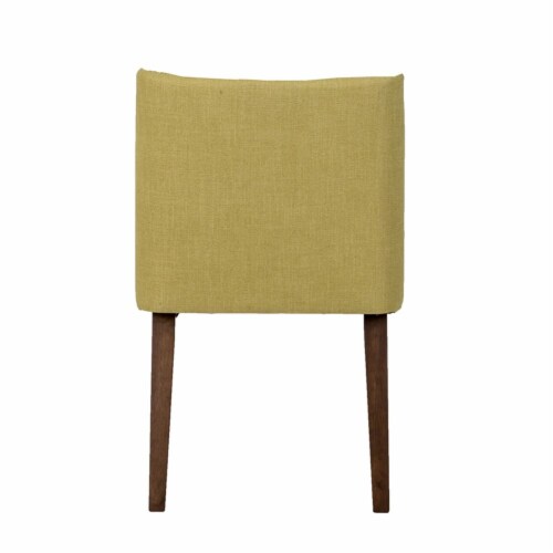 Space Savers Medium Brown Nido Chair - Green  (RTA)-Set of 2 Perspective: left