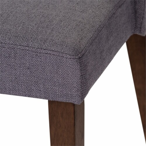 Space Savers Medium Brown Nido Chair - Grey  (RTA)-Set of 2 Perspective: left