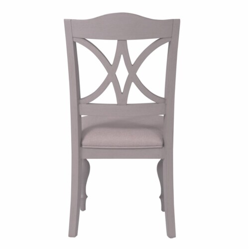 Summer House Light Gray Slat Back Side Chair (RTA)-Set of 2 Perspective: left