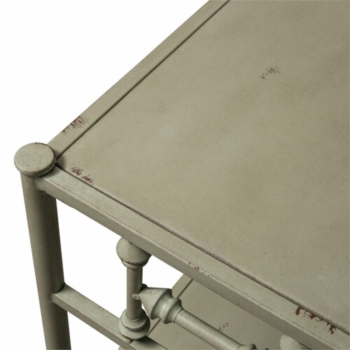 Vintage Series Metal Open Night Stand - Green Perspective: left