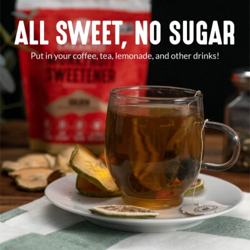 Lakanto Golden Monk Fruit Sweetener - Raw Cane Sugar Substitute (3 lb) Perspective: left