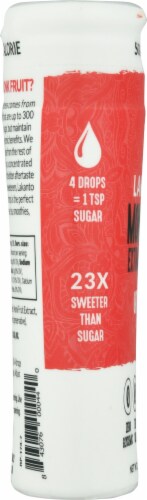 Lakanto Original Monkfruit Liquid Sweetener Extract Drops Perspective: left